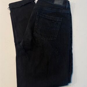 American Eagle MOM JEANS Black 6 X-LONG
